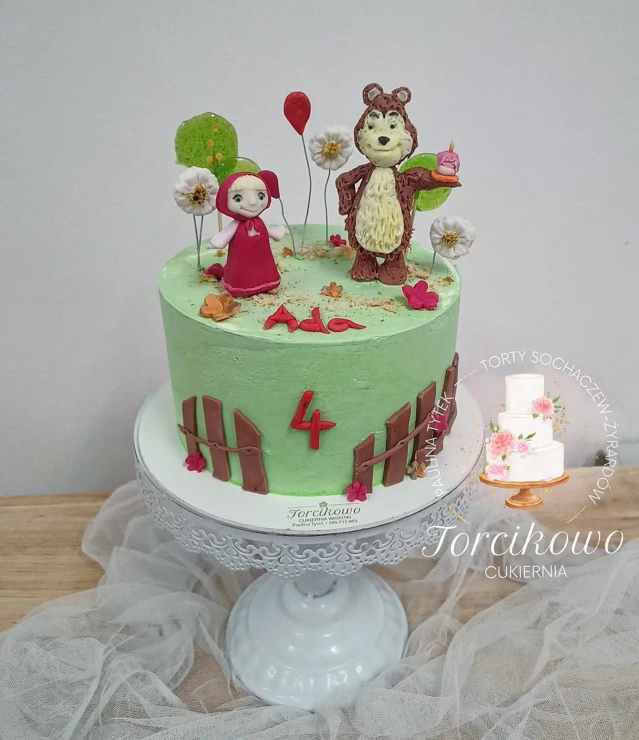Uroczy tort urodzinowy dopasowany do indywidualnych potrzeb – dzieło Torcikowo u Pauliny.