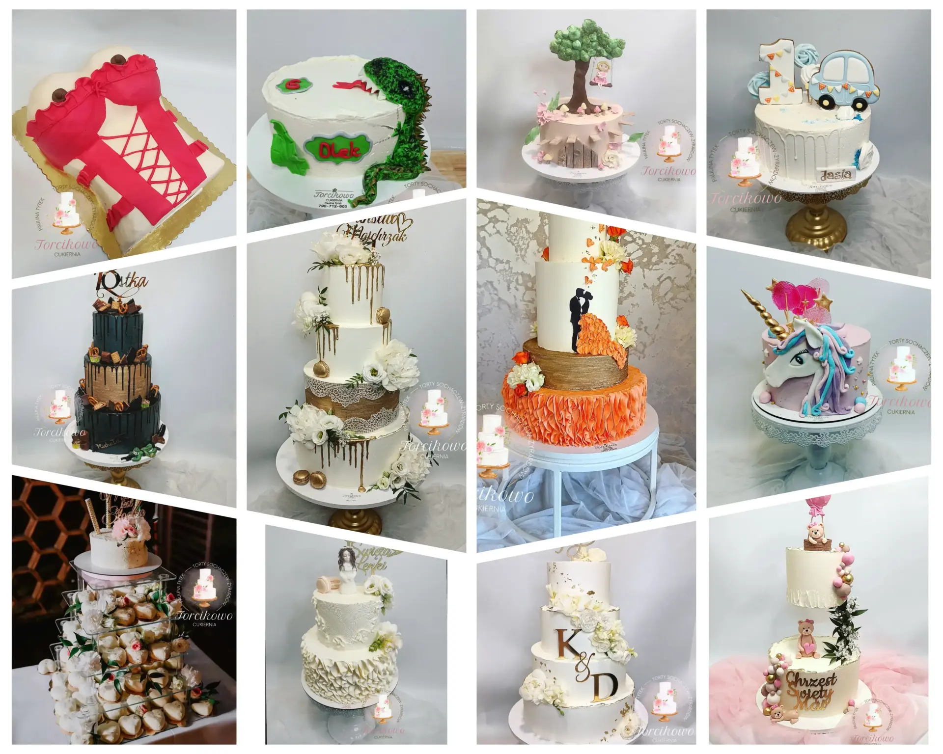 torcikowoupauliny kolaz tortów