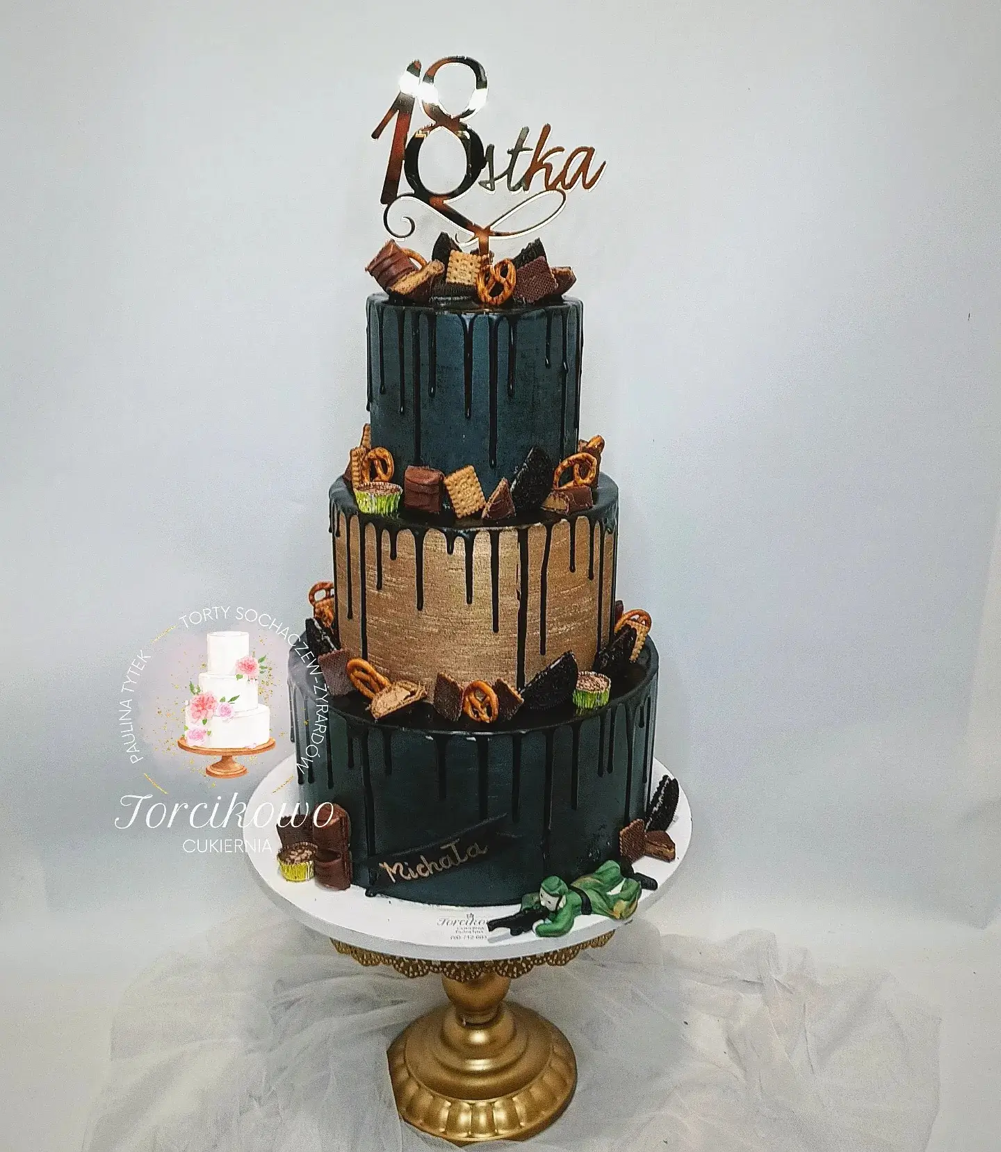 tort na osiemnaste urodziny czekoladowy