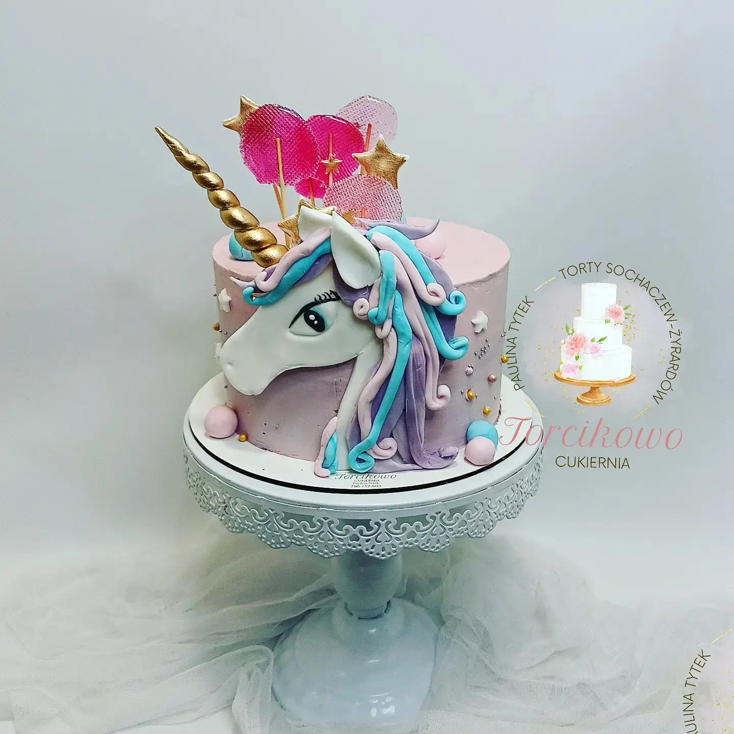 tort z jednorożcem dla dziecka na urodziny
