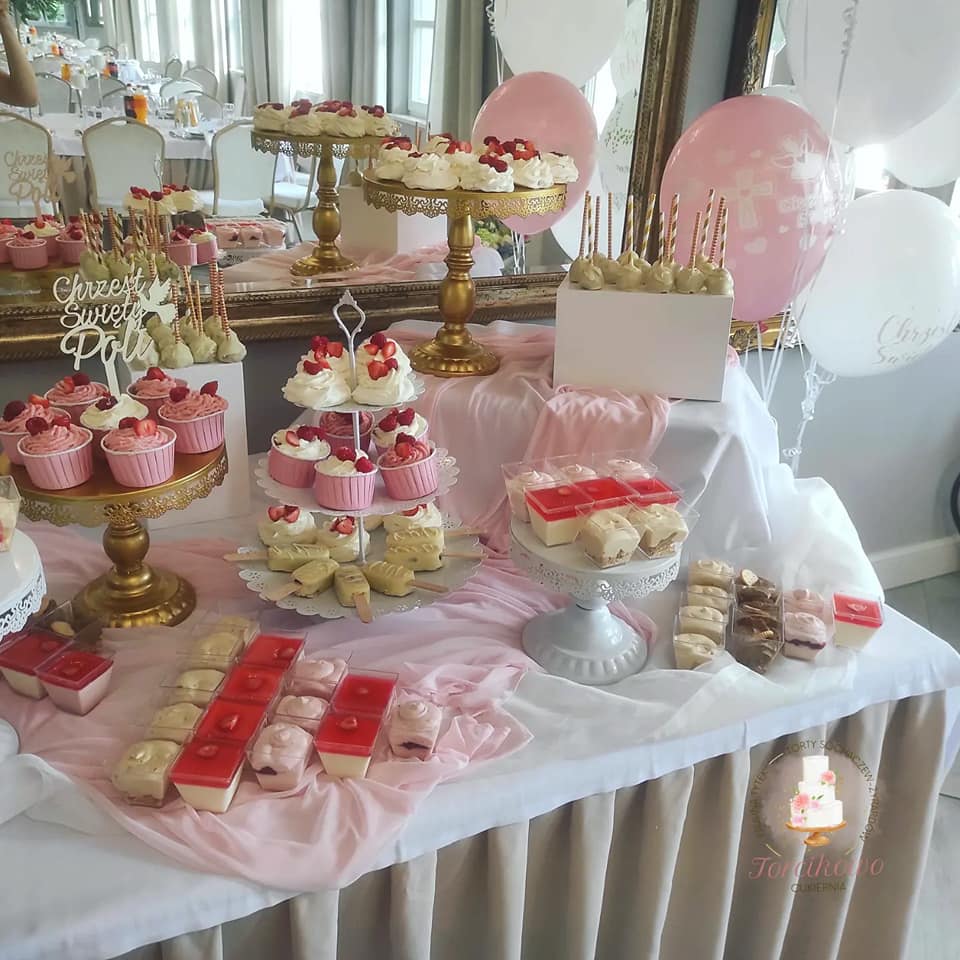 słodkie stoły stworzone przez torcikowo u pauliny, ciasta, babeczki, tartaletki